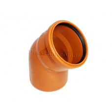 Коліно каналізац. оранж. д160 45* 27998 Україна