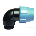 Коліно для труб ПВХ д25 1 зовн різьба