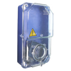 Коробка під ел. лічильник 1ф прозора КДЕ-2 IP-54