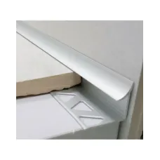 Кут плиточний 10 внутр алюміній срібло мат