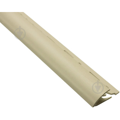 Кут плиточний 2,5м 9мм зовн бежевий пласт 19054