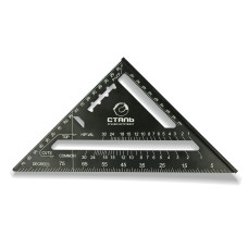 Кутник тесляра 180мм Сталь алюміній 390775