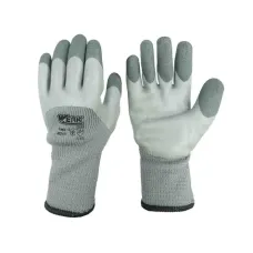 Перчатки утеплені сірі з сірим латекс покр. WE2161 179621