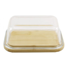 Маслянка скло бамбук з підставкою LB400 400мл 79854