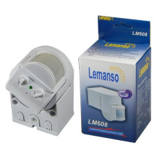 Датчик руху/білий LM 608 180 градусів 85013