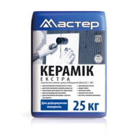 Клей для плитки Мастер Керамік Екстра (Розпродаж) 25кг (аналог СМ-117) 19087