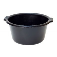 Миска 19л резин чорна Полімерагро Україна
