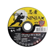 Диск відрізний 125х0.8мм Ninja по металу/нерж 39891