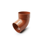 Відвід труби 67* одномуфтов. коричн.подовж.100мм 27954 Rainway Україна