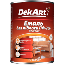 Емаль червоно-коричн ПФ-266 339983 DekArt Україна 0.9кг(р)