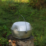 Казан алюмінієвий з кришкою-сковородою 5л Полімет 152532 Україна