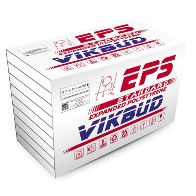 Пінопласт Вікбуд ТУ 2см 35пл (30шт-уп) (100шт/м3)