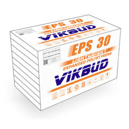 Пінопласт 3см 15пл EPS (20шт-уп) 12100