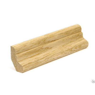 Плінтус дерев'яний Євро 6см. 2м. NEW 19271