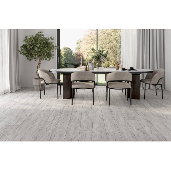 Плитка керамограніт S Wood Mood сіра 20х65см 19554
