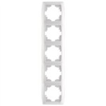 Рамка під вимикач потрійна Viko Кармен вертикальна