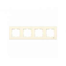 Рамка під вимикач 4 гнізда Viko Карре горизонт 87045