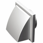 Вентиляційна решітка з приєднаним фланцем д80-150 170х170 Графіт 61-284 29077