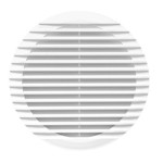 Вентиляційна решітка кругла 120мм з фланцем Міні Макс