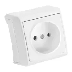 Розетка накладна одинарна з/з Viko Vera 87094