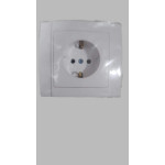 Розетка одинарна врізна з/з Q-MAX стандарт 522 87147