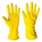 Рукавички латексні жовті Werk L-M 179272