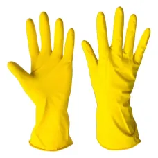Рукавички латексні жовті Werk L-M 179272