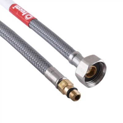 Шланг-вода 1.0м Tucai Іспанія антикор гайка/штуцер довг.