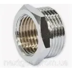 Перехід 1/2 вн.х3/4 зов. латунь/хром