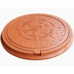 Люк каналізаційний круглий Коричн Воюс 17кг 28016 Україна