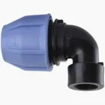 Коліно для труб ПВХ д25 1/2 внутр. різьба 27561