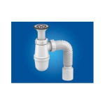 Сифон для умив/ L-800мм  Т0116 нерж випуск Solo Plast