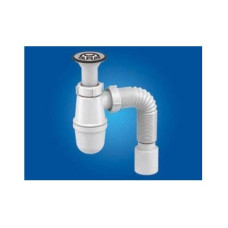 Сифон для умив/ L-800мм  Т0116 нерж випуск Solo Plast