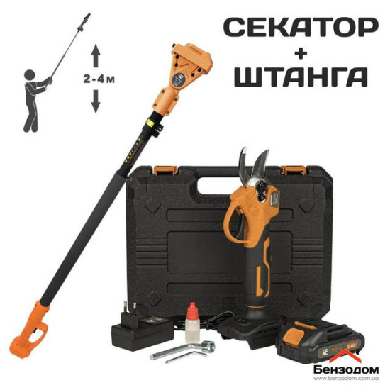 Сікатор акумуляторний Техас TAOE-PS25 d=25мм, 2Ah, безщітков, 20V без штанг 67797