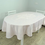 Скатертина овал 7Д (140х180см) Україна