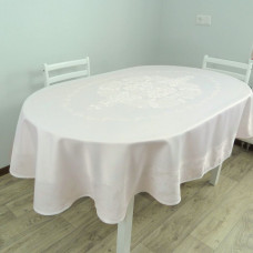 Скатертина овал 7Д (140х180см) Україна