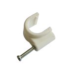 Скоба для круглого провода д 6мм 100шт 31019