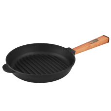 Сковорідка гриль чавунна 260*54мм Оптіма Brizoll O2640Г-Р