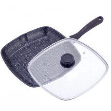 Сковорода АМА 4431 28см гриль 79821