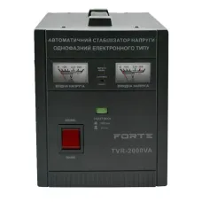 Автомат стабілізатор напруги Forte TVR 2000VA потуж. 2000ВА, точність 8%, релейного типу 68368