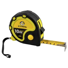 Рулетка прогумована 10х25мм Сталь 390787