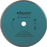 Диск алмазний Sturm д230 9020-04-230x22-T