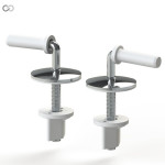 Сидіння для унітазу Нерж кріплення - Лілія 29089