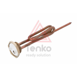 Тен до бойлера 1500Вт Tenko під анод м6 флянець 68610
