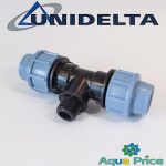 Трійник д20-20-1/2 зовн. різьба ПВХ