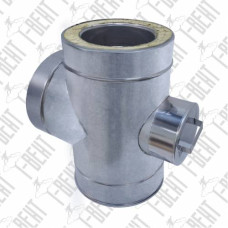 Трійник нерж д130 ВЕНТУСТРІЙ 29189