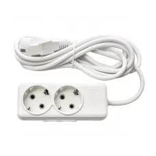 Подовжувач Люксел 2/2м з/зазем. 87589