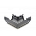 Кут ринви внутр 90* 130мм графіт 29032 Rainway Україна