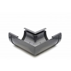 Кут ринви внутр 90* 130мм графіт 29032 Rainway Україна