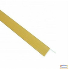 Кут алюміній золото 25х25 2,7м 19052